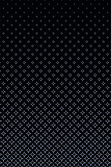 Futuristic Gradient Star Pattern Background with Blue Light on Black