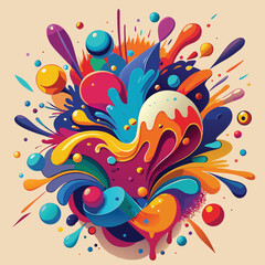 Obraz premium abstract colorful background
