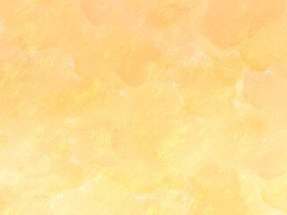 爽やかな黄色とオレンジのグラデーションの水彩背景