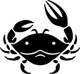 vector illustration of a crab
