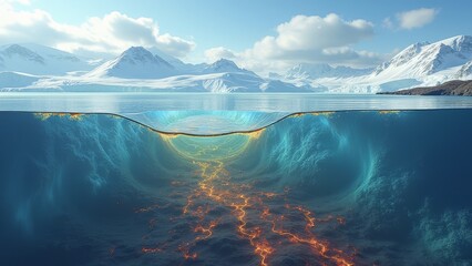 Comparison of Volcanoes and Glaciers