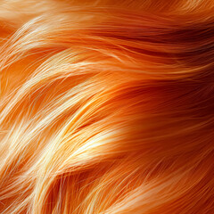 Close up of a woman's hair with a lot of texture