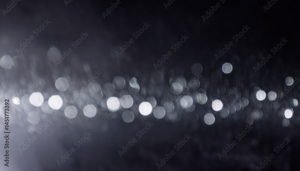 Aufkleber abstract new year bokeh lights in dark background for web design, print media, branding, and digital