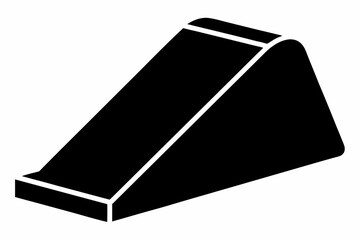 Doorstop Wedge Silhouette Vector Illustration  © MDRIAZUDDIN