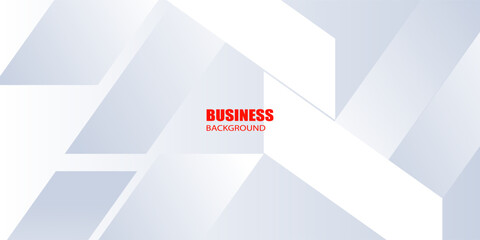 Business conference invitation poster template. Abstract white geometric background with space for your text. Ideal for web banner, poster, flyer, social media. Vector illustration