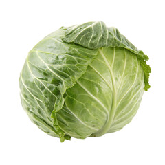 Cabbage isolated on a transparent background