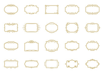 Ornamental Frame Vintage Vector Element