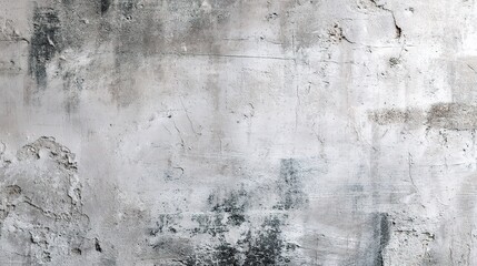 Obraz premium Aged Gray Cement Wall Texture with Unique Patina and Patterns