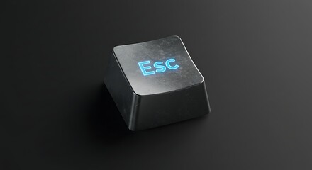 Escape Key: A 3D Rendered Digital Art Piece