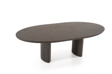 Modern stone dining table isolated on white background interior design – Isolated on White Background | High Resolution