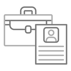 Fototapeta premium Portfolio Icon