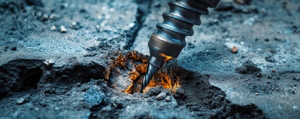 Drilling in hard ground