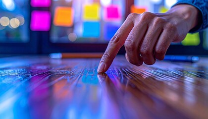 A gentle touch brings the button to life.  