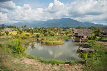 Obraz premium THAILAND NAN WANGPHA WAT KONG LANDSCAPE