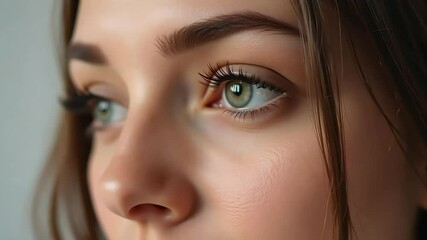 Woman's Eye Close Up Green Eyes Beautiful Gaze