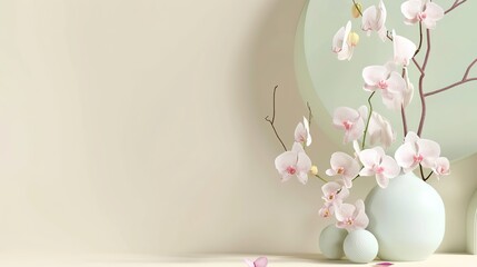 Mother's Day Magnolia Tree Background: Leaning on the Jade Tree to Express Affection, Spreading a Warm Scroll of the Integration of Maternal Tenderness and Magnolia's Grace