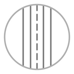 Fototapeta premium Cricket ball Icon