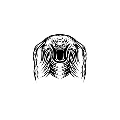 cobra snake tribal art