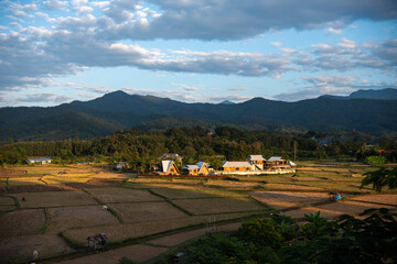 THAILAND NAN PUA VILLAGE LANDSCAPE