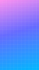 ピンクと紫のグラデーションの背景に方眼のテクスチャ - レトロフューチャーな壁紙の素材 - 9:16