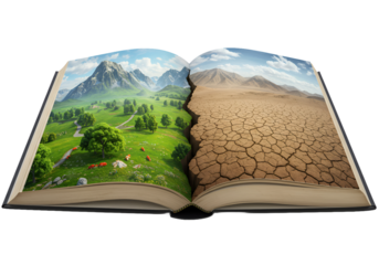 Climate Change A Visual Representation of Environmental Degradation and Preservation