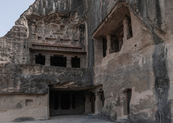 Ellora Caves: Unique Temple Complex. Maharashtra. India.