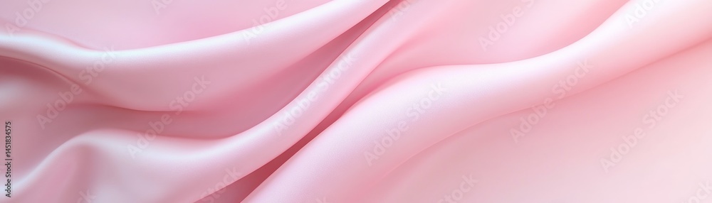 Poster abstract pink fabric texture with gentle curves and soft lighting elegant textile background in past