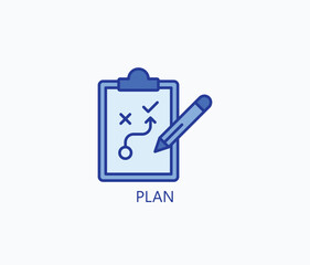 Plan Icon Or Logo Isolated Illustration