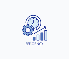 Efficiency Icon Or Logo Isolated Illustration