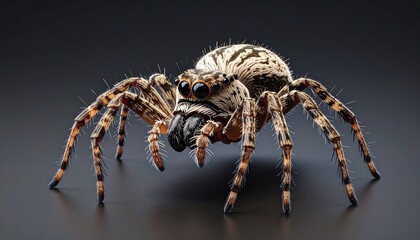 spider on dark background
