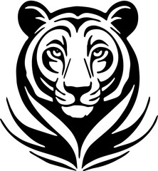 tiger head vector