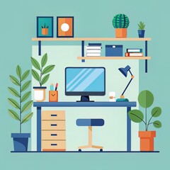 Modern Home Office Setup