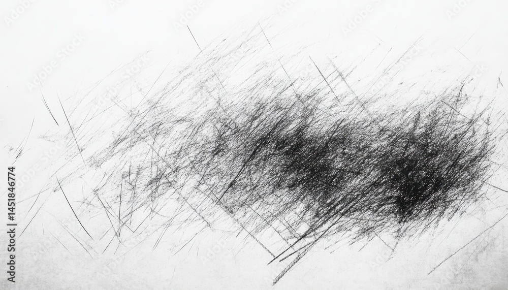 Poster Distressed Black Ink Splatter Pattern on White Background Abstract Art Texture for Design Graphic Resource Monochrome Style Creative Backdrop