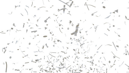 Multicolored confetti with Festival seamless pattern for calibration program.