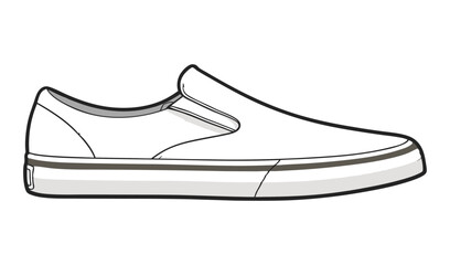 vector illustration of a shoe