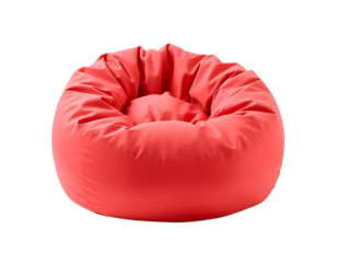 Red Beanbag Chair for Comfortable Seating