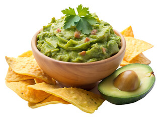 Avocado Guacamole with Chips