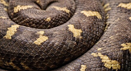 Obraz premium Macro View Of Boa Constrictor Scales Showing Texture Iridescence