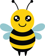 bee and honey icon vector illustration