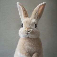 Obraz premium rabbit, animal, illustration, background, mammal, bunny, hare, cute, wildlife, easter, furry, pet, nature, small, adorable