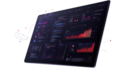 Floating digital asset management panel displaying multi-wallet aggregation, isolated, PNG format, transparent background. Varient 5