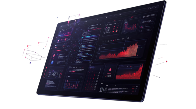 Floating digital asset management panel displaying multi-wallet aggregation, isolated, PNG format, transparent background. Varient 5