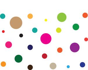 abstract background with colorful circles