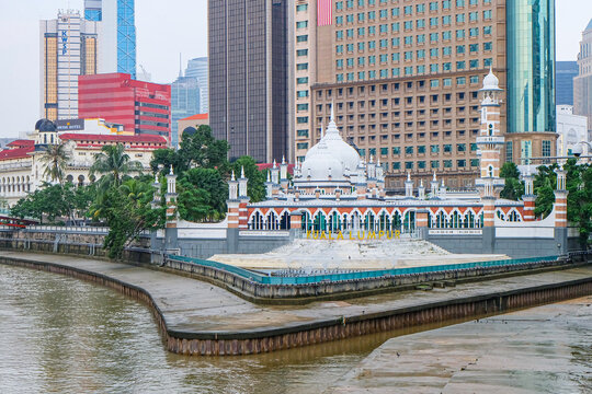 Masjid Jamek, also known as Sultan Abdul Samad Jamek Mosque in KL