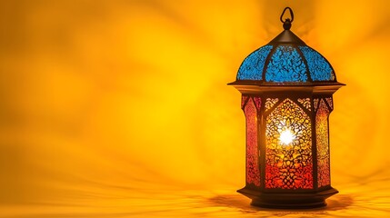 Glowing Ramadan Lantern Festive Islam Decor