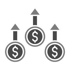 Obraz premium Money flow Icon