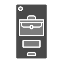 Obraz premium Job search Icon