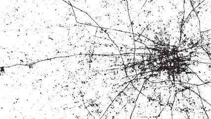 World map sketch. Earth continents rough drawing. dotted map with grunge texture in dot style.