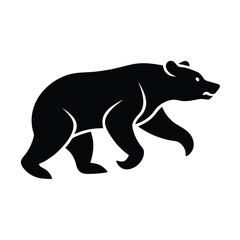 Obraz premium Bear Family Silhouette Vector Illustration