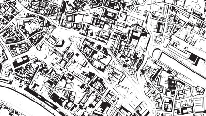 Obraz premium Map Black Silhouette, grunge map of the over metal texture